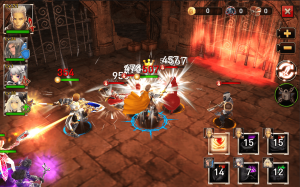 East Legend tập trung nhiều hơn vào yếu tố đánh theo lượt RPG, người chơi phải điều khiển và suy nghĩ cho 4 hero chính cùng lúc